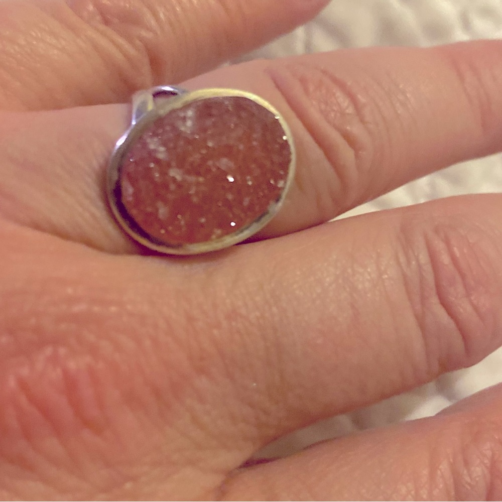 Druzzy Quartz ring